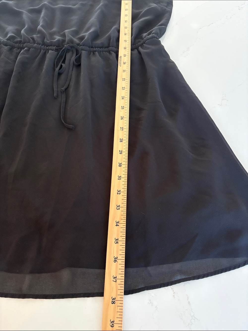 Reitmans Black Sleeveless Lined Drawstring Waist Dress Size XXL - Picture 6 of 9